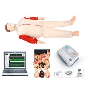 Advanced CPR simulator (AED defibrillation simulator, trauma simulator)